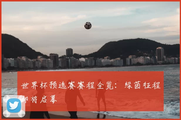 世界杯预选赛赛程全览：绿茵征程即将启幕