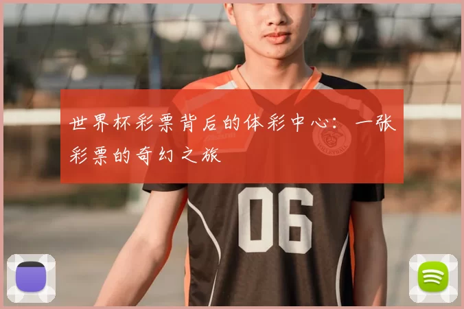 世界杯彩票背后的体彩中心：一张彩票的奇幻之旅